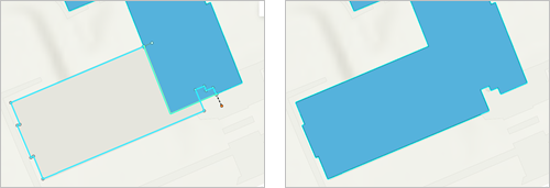 Reshape a polygon feature Reshape a polygon feature